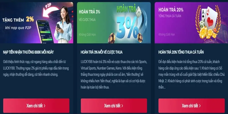 Ưu đãi nạp tiền lần đầu tại vswin casino